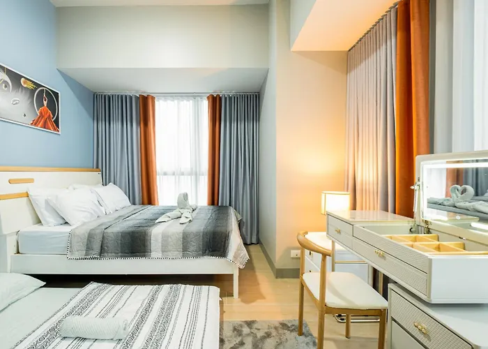 Apartment Bgc 2br Uptown Parksuites With Balcony And Bathtub *